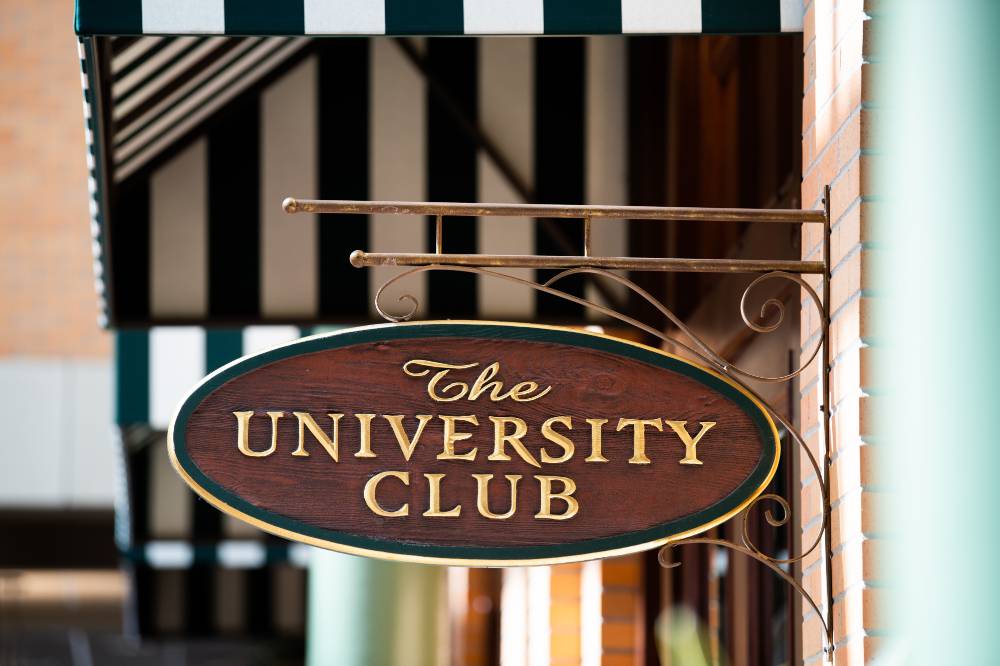 The University Club - Sign
